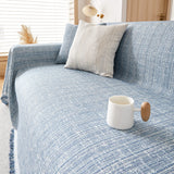 Couch Cover Blanket Couch Covers for Most Shape Sofas Washable Durable Sofa Throw Cover with Tassels