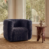 Robson Navy Swivel Chair