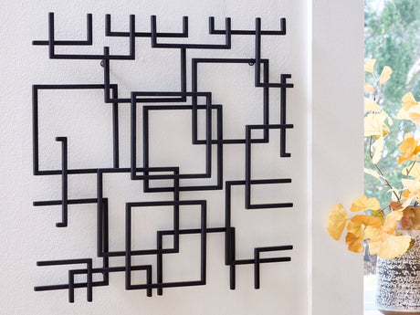 Aadanton Black Wall Decor (Online Special Price) - Ornate Home