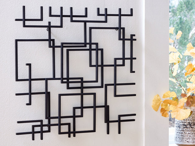 Aadanton Black Wall Decor - Ornate Home