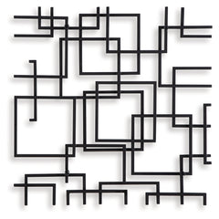 Aadanton Black Wall Decor - Ornate Home