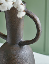 Aadeen Brown 14" Vase - Ornate Home
