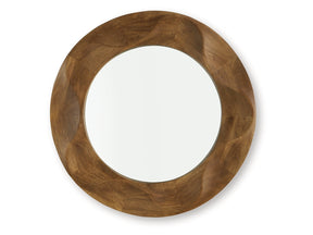 Aajon Brown Accent Mirror (Online Special Price) - Ornate Home