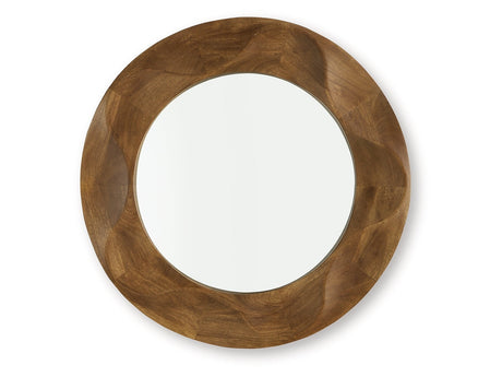 Aajon Brown Accent Mirror (Online Special Price) - Ornate Home
