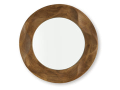 Aajon Brown Accent Mirror - Ornate Home