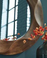 Aajon Brown Accent Mirror - Ornate Home