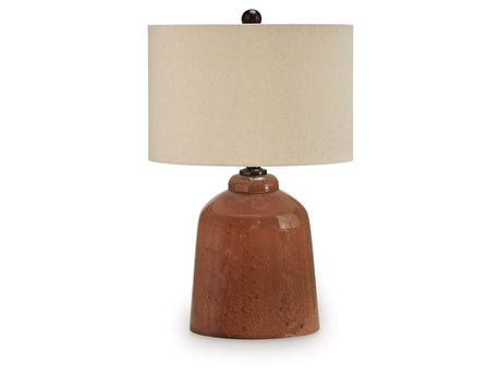 Aaleahya Rust Glass Table Lamp (1/CN) (Online Special Price) - Ornate Home