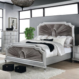 Aalok Silver/Warm Gray 4 Pc. Queen Bedroom Set - Ornate Home