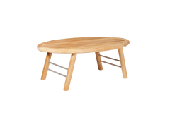 Aalto Oval Teak Outdoor Coffee Table - Ornate Home