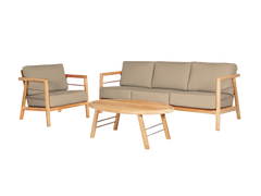 Aalto Oval Teak Outdoor Coffee Table - Ornate Home