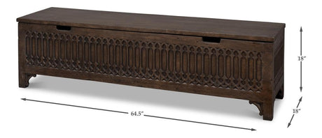 Aarush Brown Trunk - Ornate Home