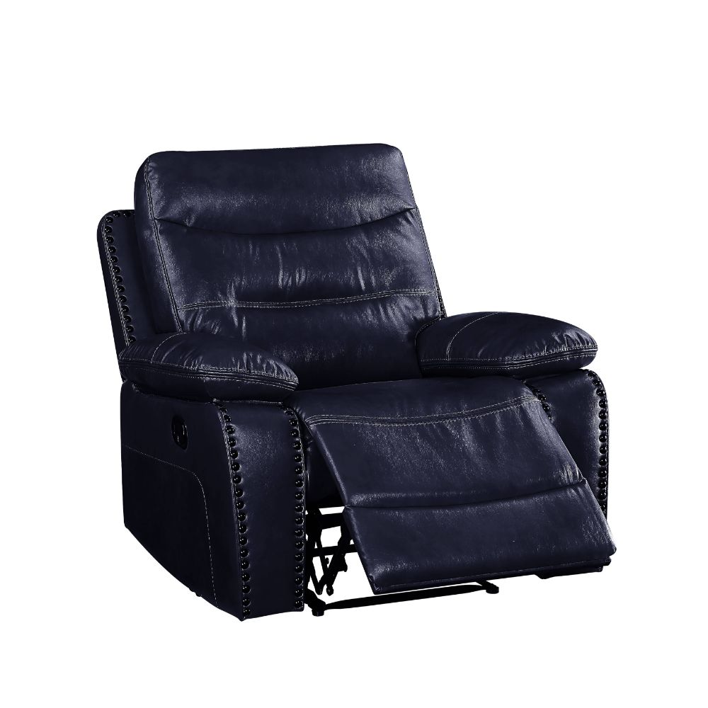 Aashi Navy Motion Recliner - Ornate Home