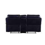 Aashi Navy Reclining Loveseat - Ornate Home