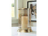 Aavinson Gold Candle Holder (Online Special Price) - Ornate Home
