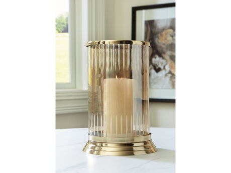 Aavinson Gold Candle Holder - Ornate Home