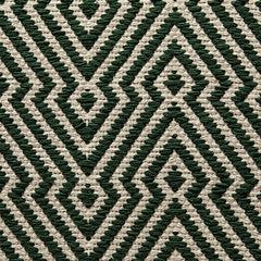 Abacy Green/Ivory Pouf - Ornate Home