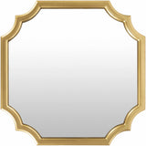 Abangay Gold Contemporary Wood Frame Mirror - Clearance - Ornate Home