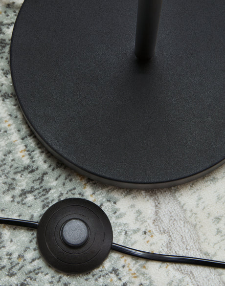 Abanson Black Floor Lamp - Ornate Home