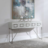 Abaya White Console Table - Ornate Home