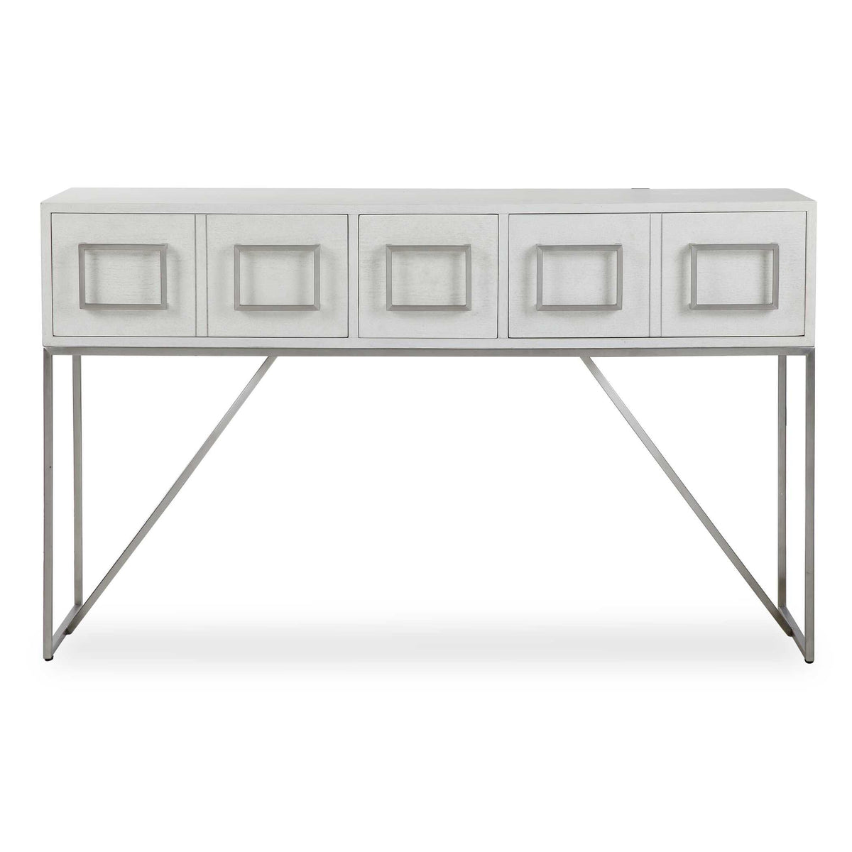 Abaya White Console Table - Ornate Home