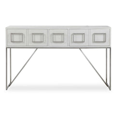 Abaya White Console Table - Ornate Home