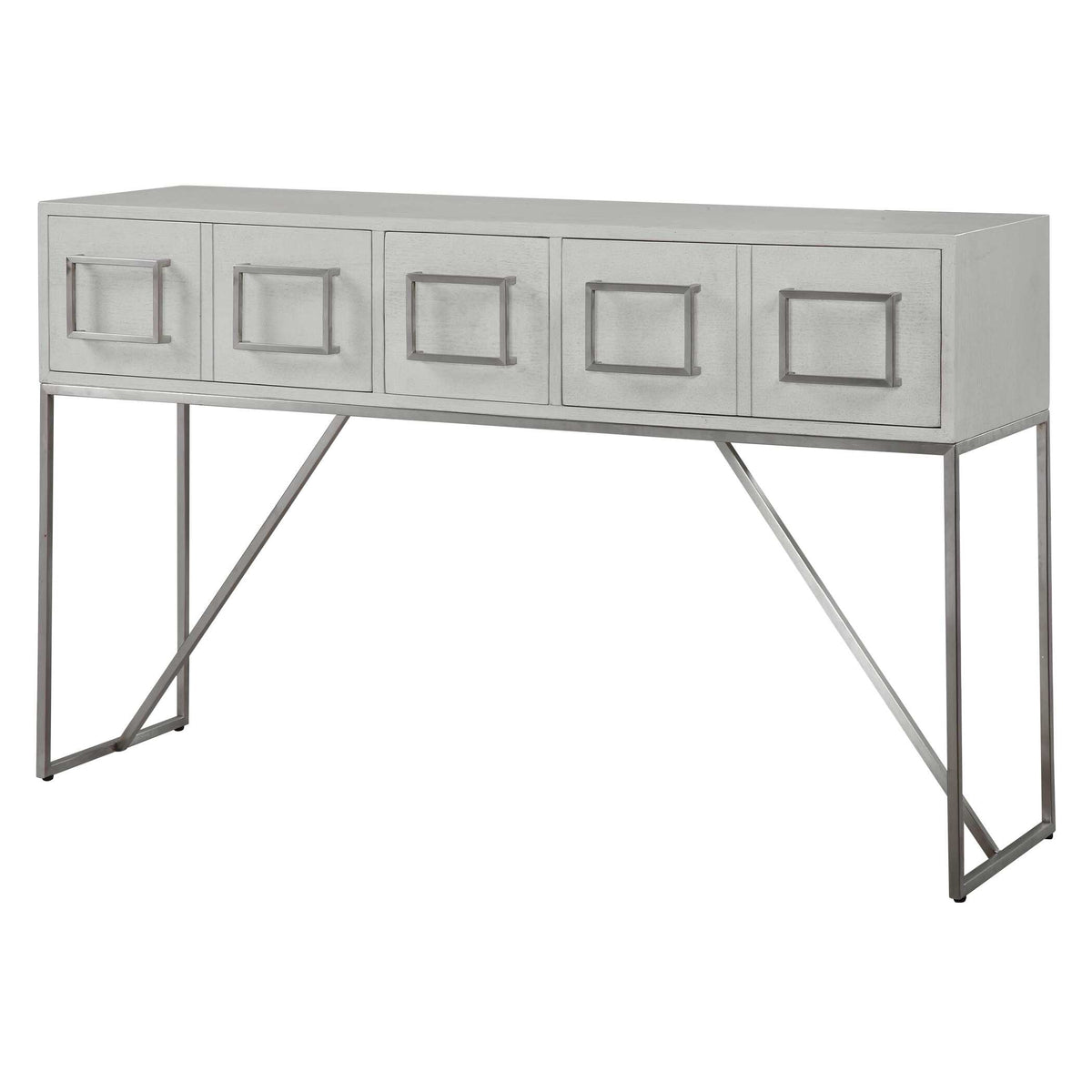 Abaya White Console Table - Ornate Home