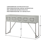 Abaya White Console Table - Ornate Home