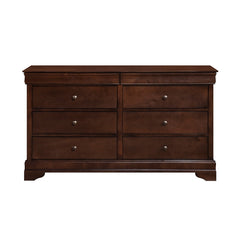 Abbeville Brown Cherry 5pc Bedroom Set - Ornate Home