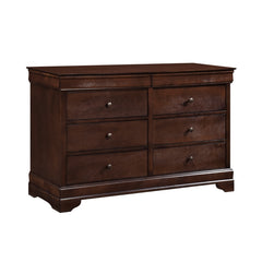Abbeville Brown Cherry 5pc Bedroom Set - Ornate Home