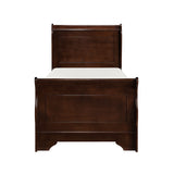Abbeville Brown Cherry 5pc Bedroom Set - Ornate Home