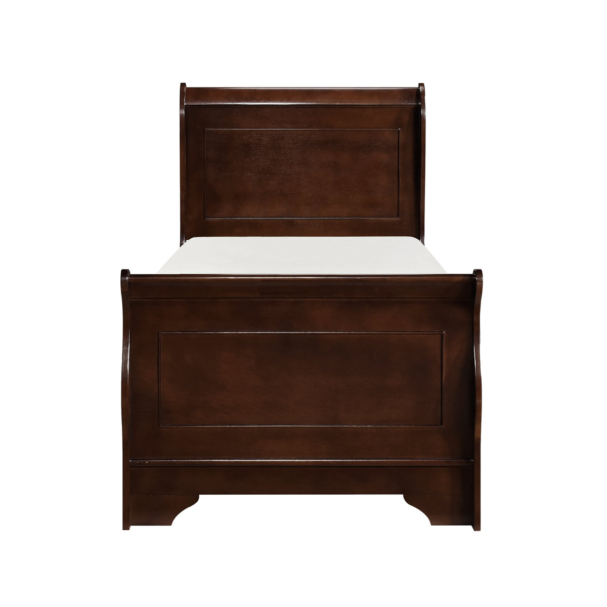 Abbeville Brown Cherry 5pc Bedroom Set - Ornate Home