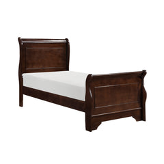 Abbeville Brown Cherry 5pc Bedroom Set - Ornate Home