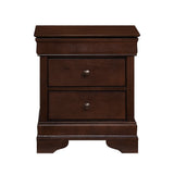 Abbeville Brown Cherry 5pc Bedroom Set - Ornate Home