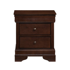 Abbeville Brown Cherry 5pc Bedroom Set - Ornate Home