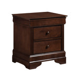 Abbeville Brown Cherry 5pc Bedroom Set - Ornate Home