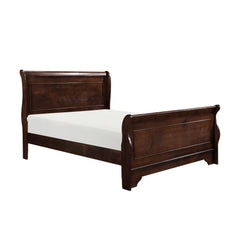 Abbeville Brown Cherry 5pc Bedroom Set - Ornate Home