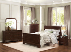 Abbeville Cherry California King Bed - Ornate Home
