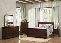 Abbeville Cherry California King Bed - Ornate Home