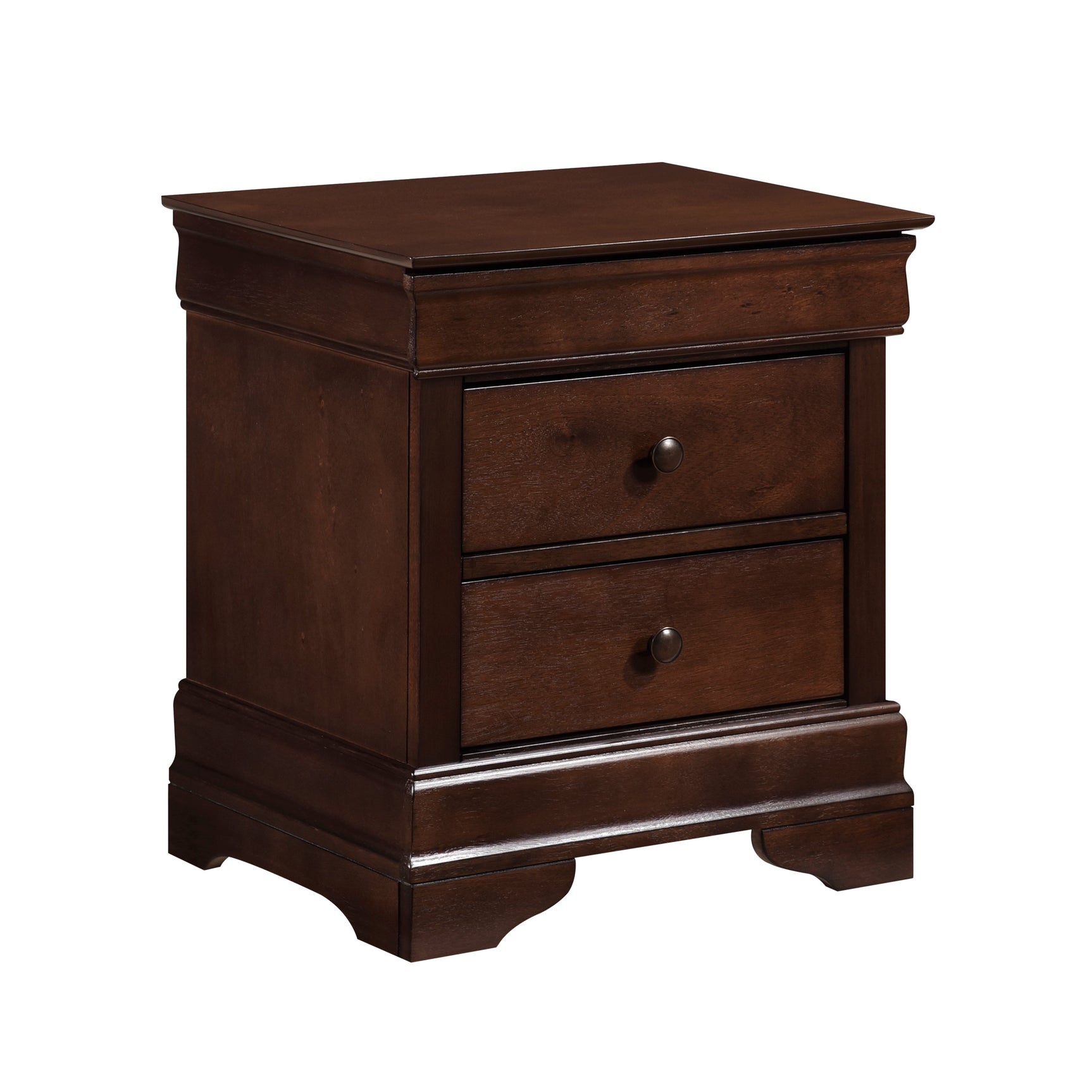 Abbeville Cherry Nightstand - Ornate Home