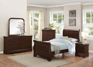 Abbeville Cherry Nightstand - Ornate Home