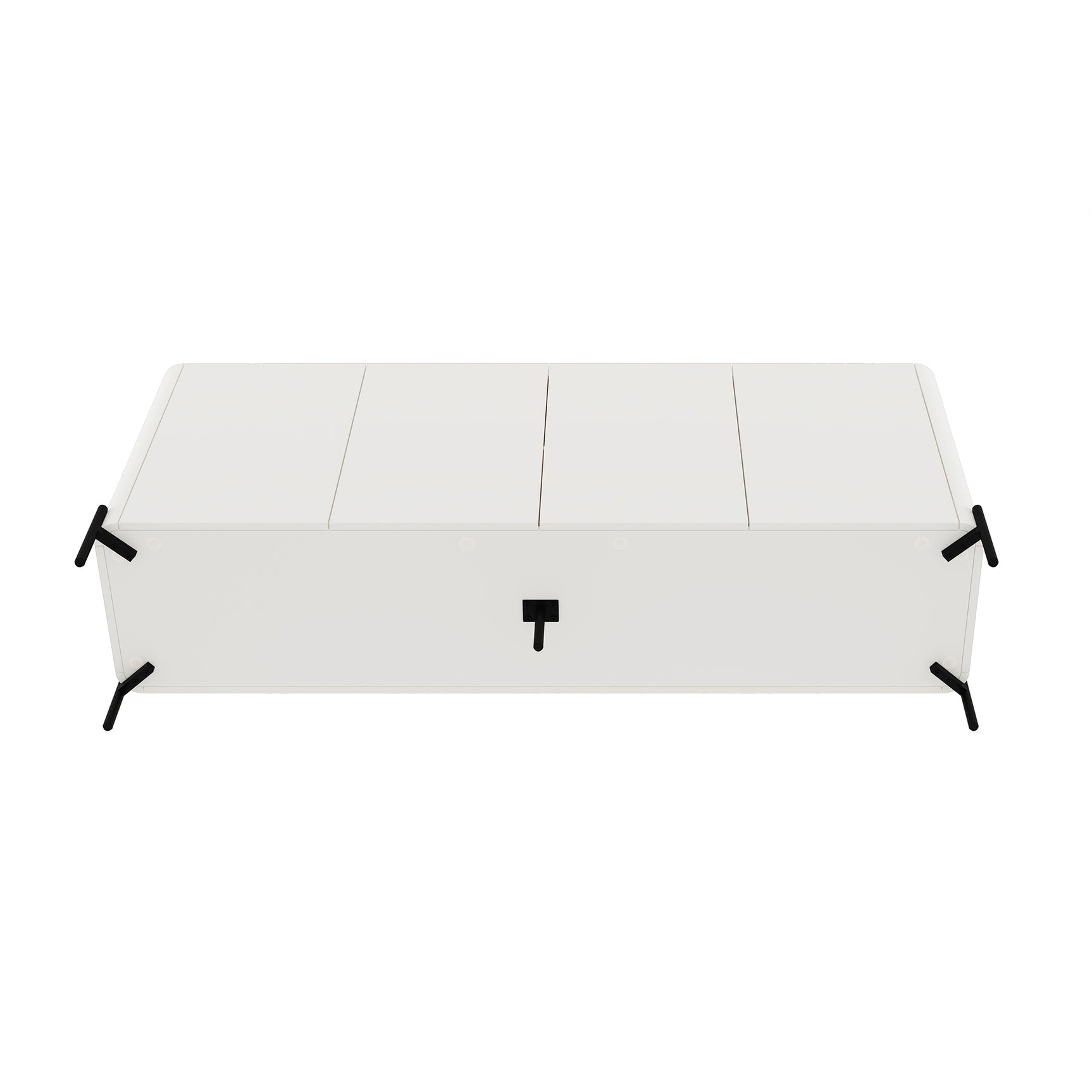 Abbey 66.9" Sideboard in Maple and Off White - Ornate Home