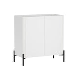 Abbey Accent Cabinet in White - Ornate Home