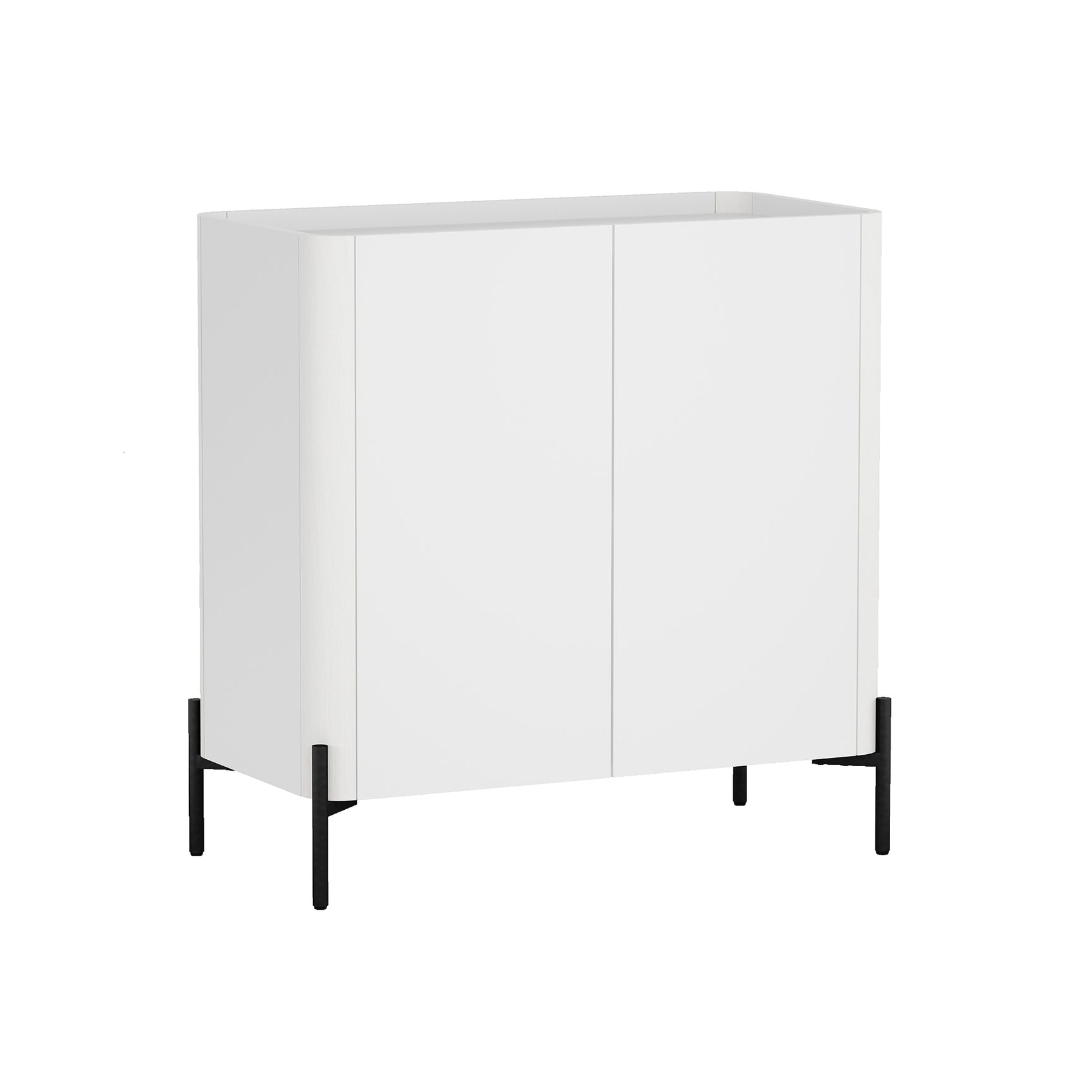 Abbey Accent Cabinet in White - Ornate Home