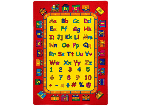 Abbey Red 5' X 8' Area Rug - Ornate Home