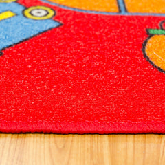 Abbey Red 5' X 8' Area Rug - Ornate Home