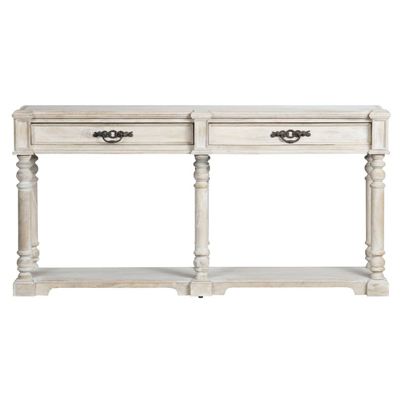 Abbott Cream/White Console Table - Ornate Home