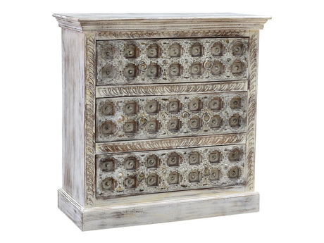 Abby Distressed Cabinet - Ornate Home