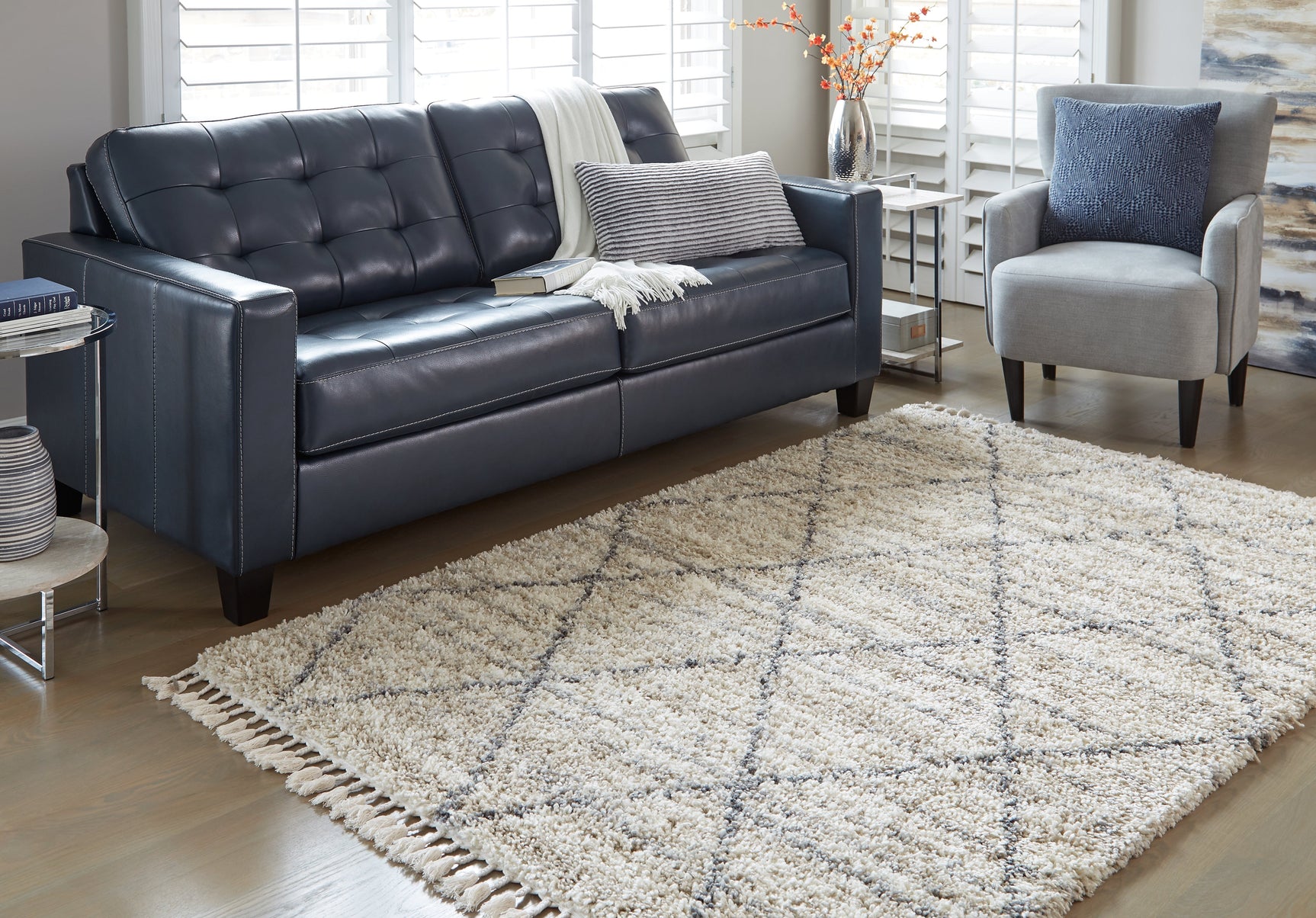 Abdalah Beige/Gray 7'10" x 9'10" Rug (Online Special Price) - Ornate Home