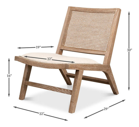 Abella Beige Chair - Ornate Home