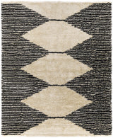 Aberchirder Ivory&Black Diamond Plush Rug - Clearance - Ornate Home